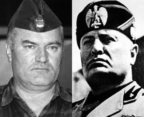 Mladic and Mussolini