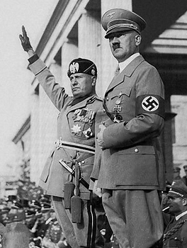 Mussolini and Hitlet